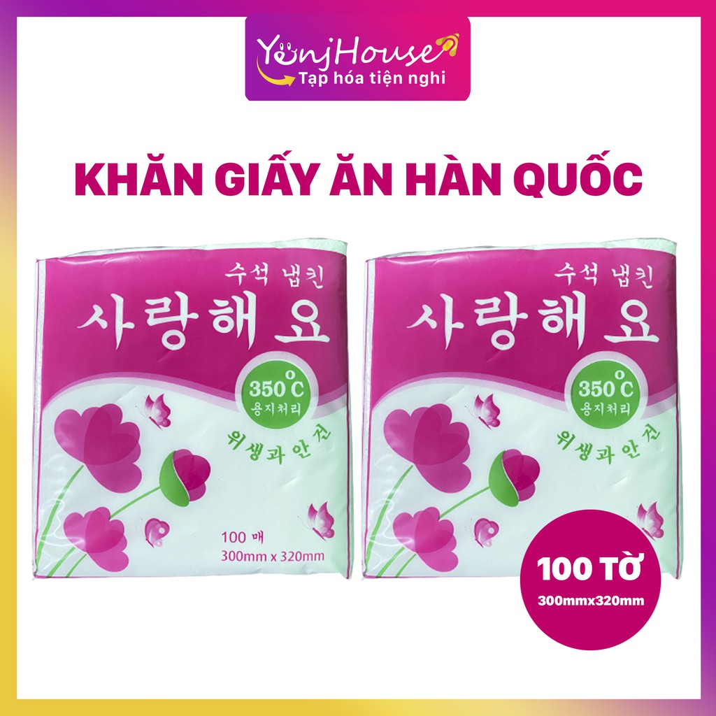 KHĂN GIẤY ĂN THIÊN AN NAPKIN HÀN QUỐC CAO CẤP - YENJHOUSE