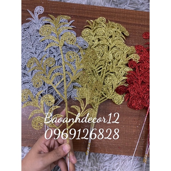 Cành  công  kim Tuyên trang trí oản siêu đẹpy