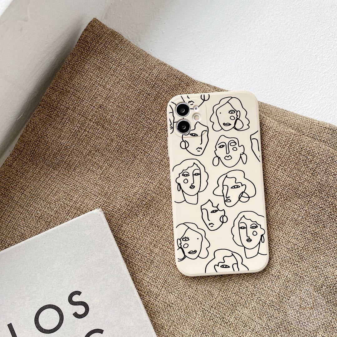 Ốp lưng silicon dẻo họa tiết hình học iPhone 11 12 Pro Max iPhone 6 6s 7 8 Plus 12 Mini X XR XS MAX SE | BigBuy360 - bigbuy360.vn