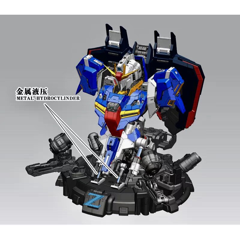 Mô hình lắp ráp Gunpla 1/35 Zeta gundam head bust full led metal part