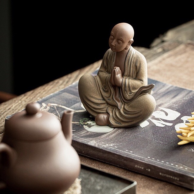 Tượng gốm để bàn trà : Bạch Tự Tại | BigBuy360 - bigbuy360.vn