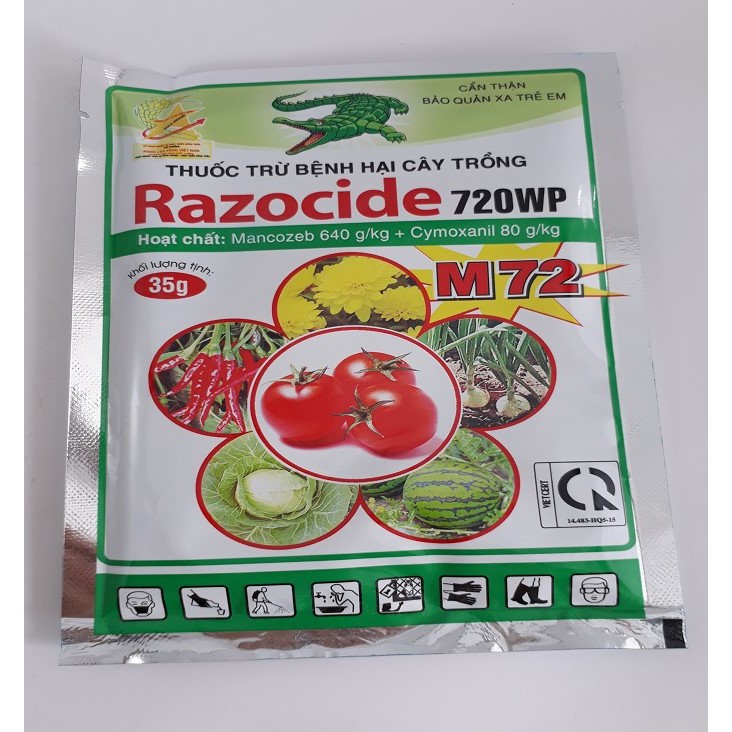 Thuốc trừ bệnh RAZOCIDE 720WP gói 35gr