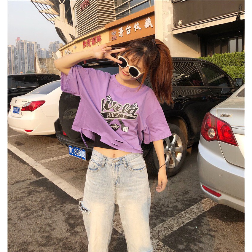 [Mã WASKT410K giảm 10K đơn 50K] Áo Croptop Nữ WILD Freesize dưới 58kg | BigBuy360 - bigbuy360.vn