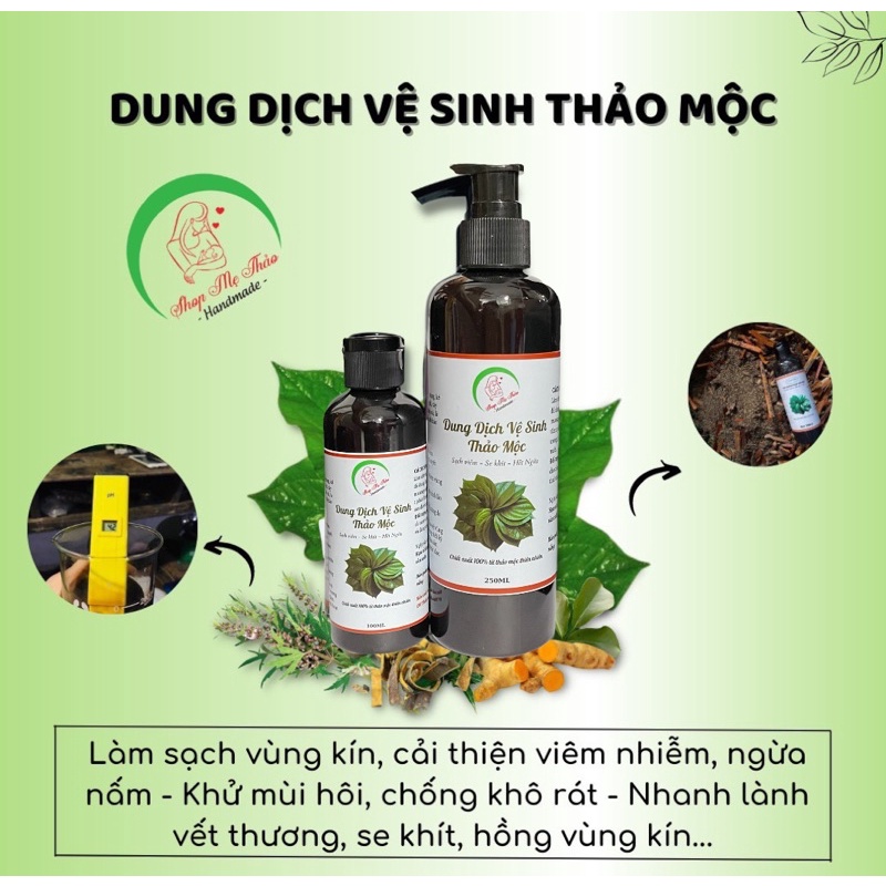 DUNG DỊCH VỆ SINH PHỤ NỮ THẢO DƯỢC TINH CHẤT TRẦU KHÔNG