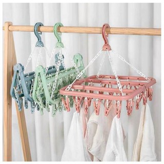 Móc trùm 32 kẹp phơi đồ đa năng