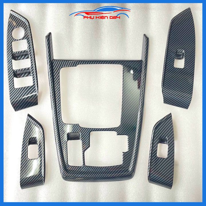 Ốp nội thất xe ô tô CX8, CX-8 2019-2020-2021-2022-2023-2024 nhựa ABS vân cacbon