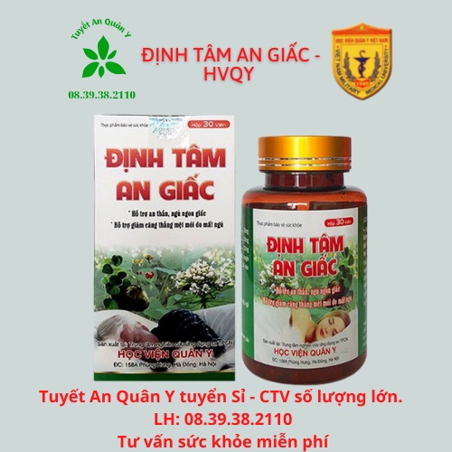 Định Tâm An Giấc - Học viện Quân Y - Hỗ Trợ Người Mất Ngủ