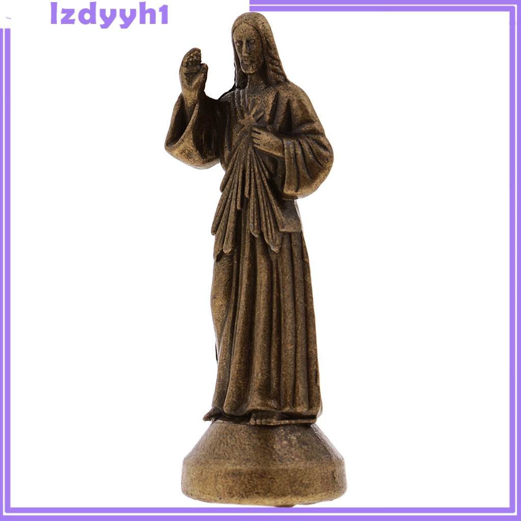Mô Hình Tượng Chúa Jesus Bằng Hợp Kim Kích Thước 5cm / 7cm