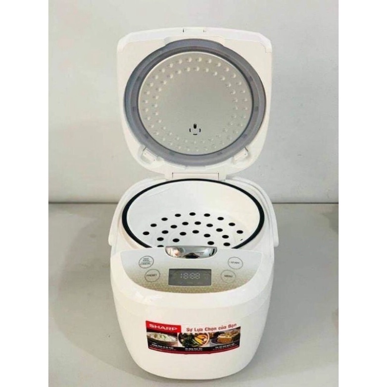Nồi cơm điện tử Sharp 1,8lít KS-COM186EV-GL, lỗi 1 đổi 1, bảo hành 12 tháng toàn quốc [Chính Hãng]