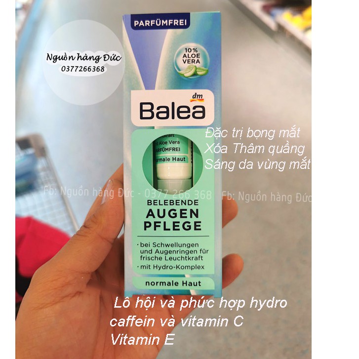 Kem dưỡng mắt hết thâm quầng vùng mắt BALEA AQUA thần thánh | BigBuy360 - bigbuy360.vn