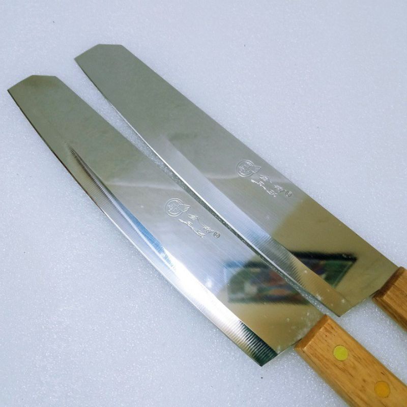 DAO THÁI INOX CÁN GỖ - DAO THÁI THỰC PHẨM, THÁI THỊT GỌT HOA QUẢ SẮC BÉN