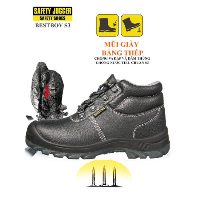 GIÀY BẢO HỘ JOGGER CAO CỔ BESTBOY S3