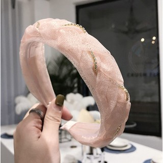 Băng đô cài tóc phối lưới ren - QT391