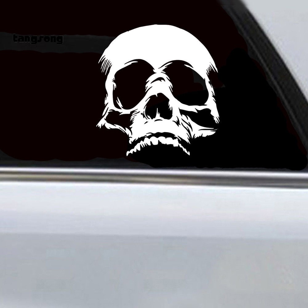 Miếng Dán Trang Trí Xe Hơi / Xe Máy Hình Đầu Lâu