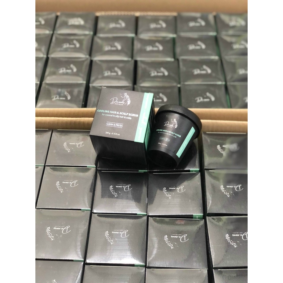 Tẩy Da Chết Cho Da Đầu Cooling Hair &amp; Scrap Scrub 200g Giúp Làn Da Sạch Sâu Sáng Mịn Tự Nhiên