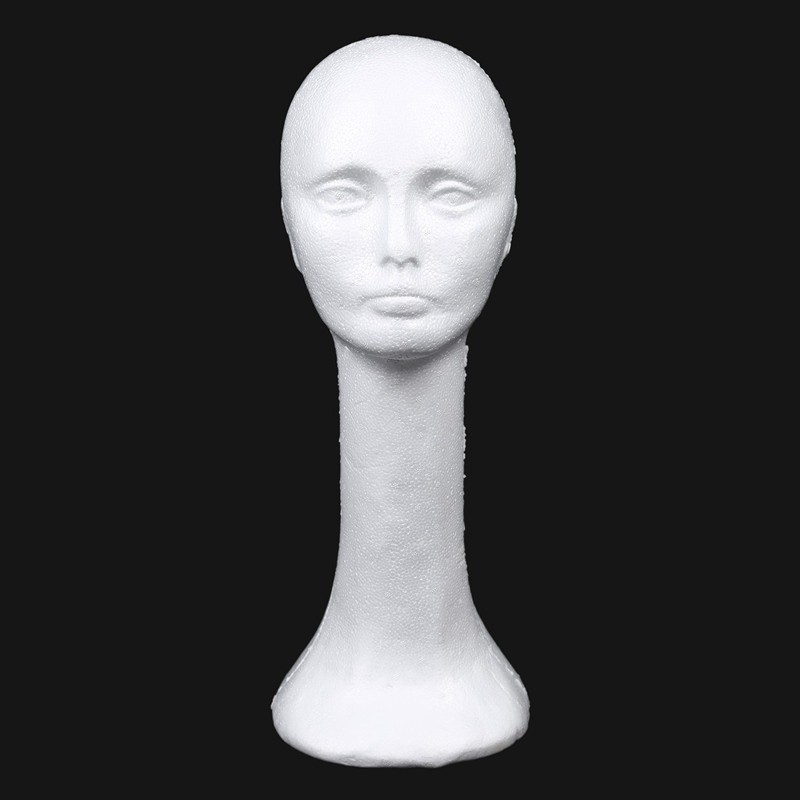 Đầu ma nơ canh nữ đội tóc giả 55 cm