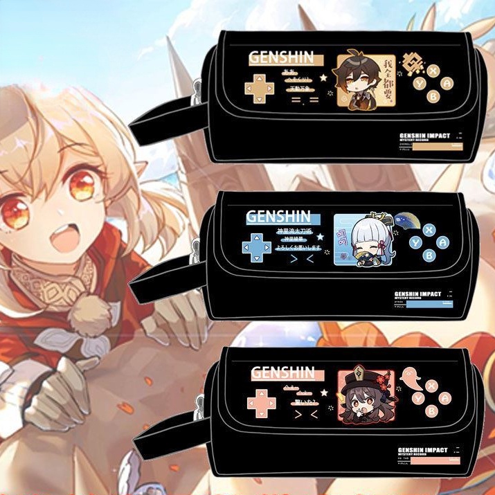 Sucrose Genshin Impact Stationery Box Zhongli Anime Hutao Kamisato