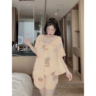 Đồ bộ pyjama Mango đùi dễ thương