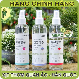 Xịt thơm quần áo FABRIC PERFUME Hàn Quốc 250ml CHỐNG ẨM