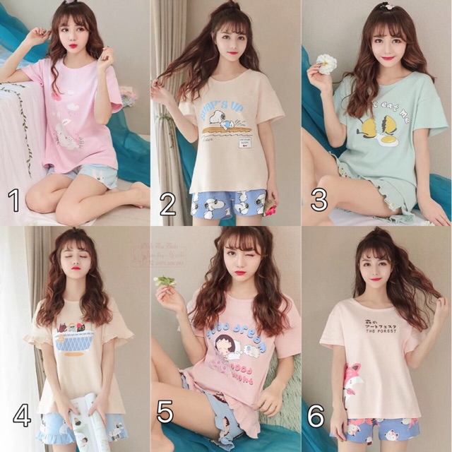 Bộ mặc nhà 6 mẫu hàng od | BigBuy360 - bigbuy360.vn