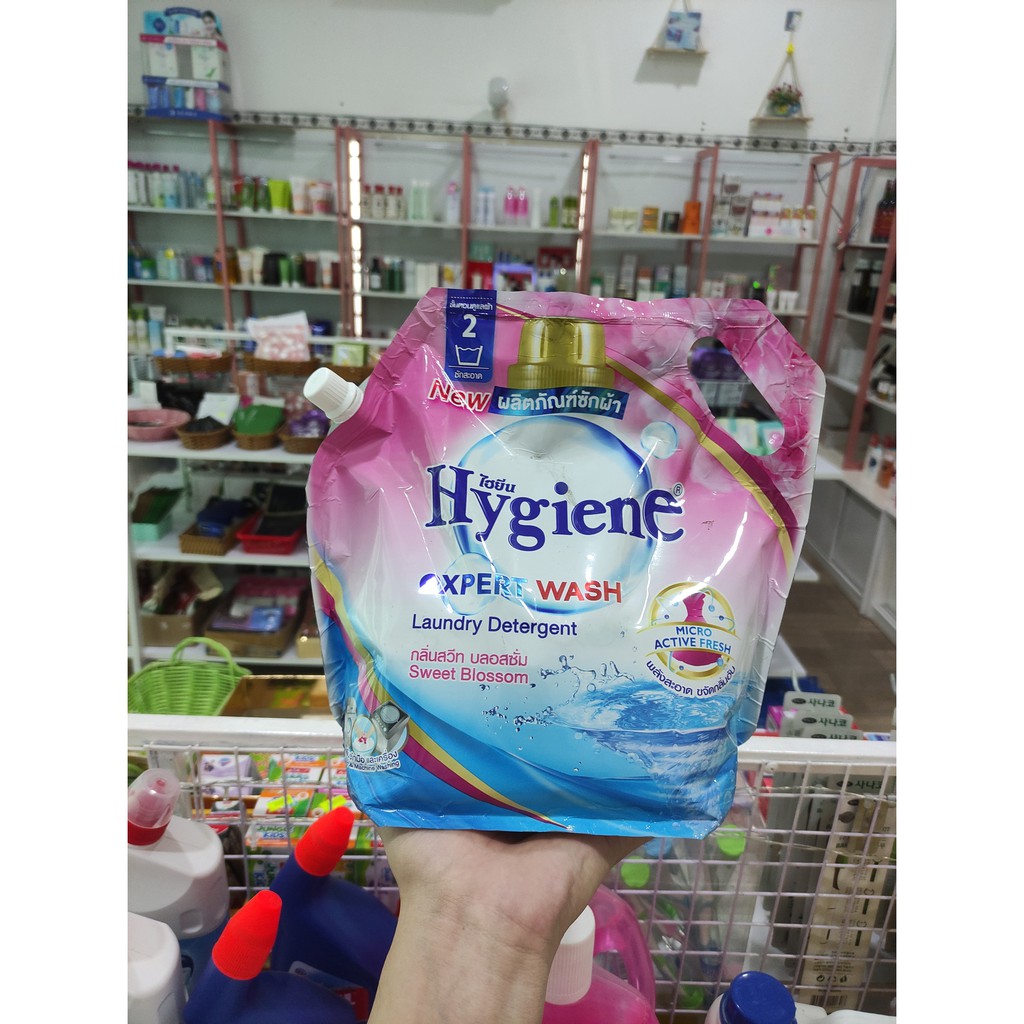 Nước Giặt Xã HYGIENE 1800ML (2 MÀU ĐỎ VÀ XANH)