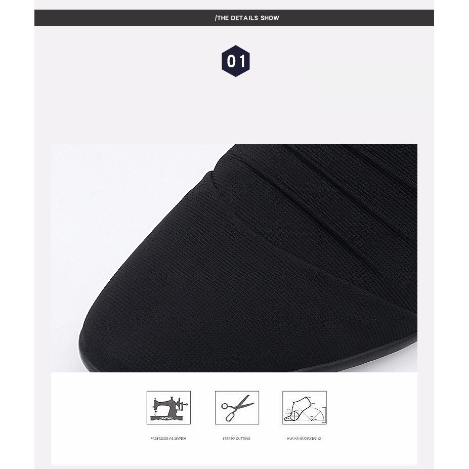 Đôi giày đế bằng vải cotton thoải mái dành cho nam mặc thường phục kích cỡ 38-48 | BigBuy360 - bigbuy360.vn