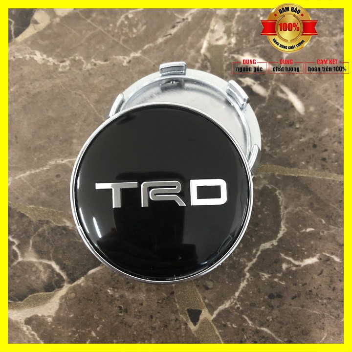 Sản phẩm  Logo chụp mâm, vành xe ô tô Toyota Fortuner TRD bản thể thao - Đường kính 60mm - TRD-60