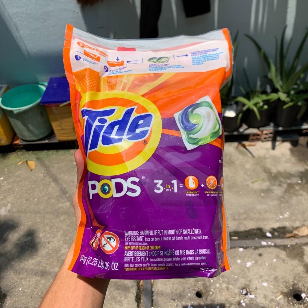 Viên giặt quần áo Tide Pods Mỹ thùng 168 viên - Hàng nhập khẩu