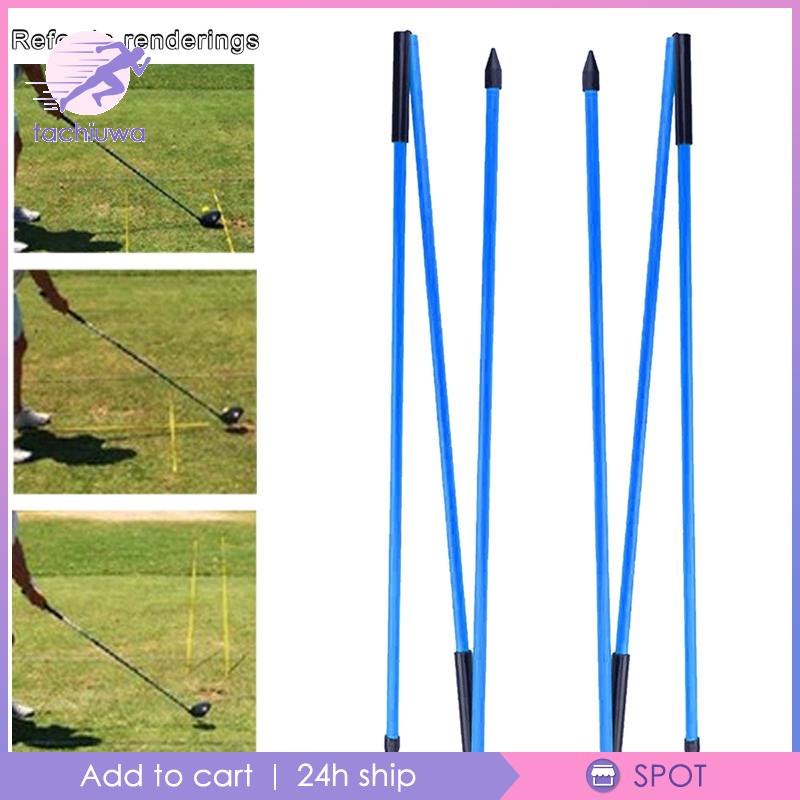 Set 2 Gậy Hỗ Trợ Tập Đánh Golf Chỉnh Sửa Tư Thế Chuyên Dụng