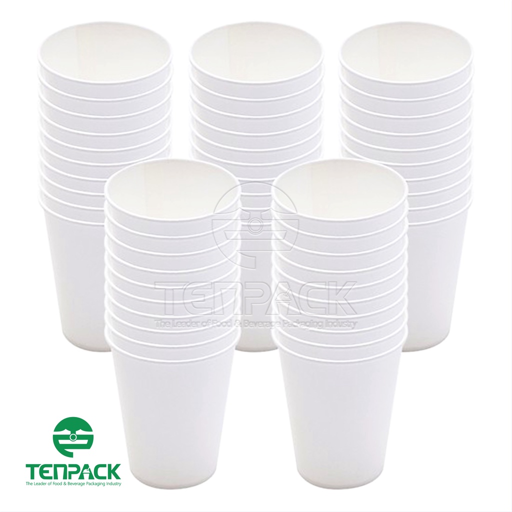 Combo 25 Ly giấy 9oz và nắp nóng NN77Đ