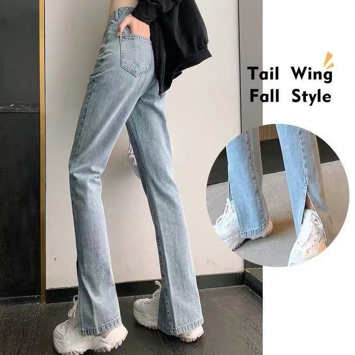 Quần Dài Jean Nữ Ống Rộng Thời Trang Cá Tính | BigBuy360 - bigbuy360.vn