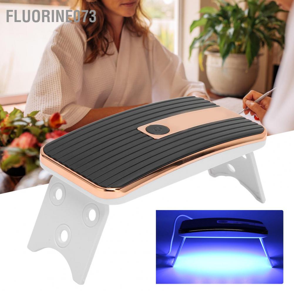 Fluorine073 Đèn làm móng mini UV LED Máy sấy tay chuyên nghiệp 36W USB Di động Sấy nhanh Gel đánh bóng chiếu sáng cho gia đình