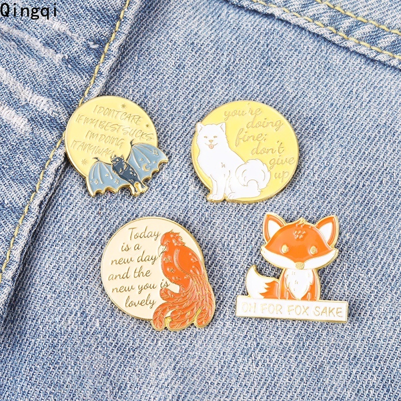 Ghim cài áo Miss Zoe thiết kế kiểu động vật hoạt hình ngộ nghĩnh đáng yêu