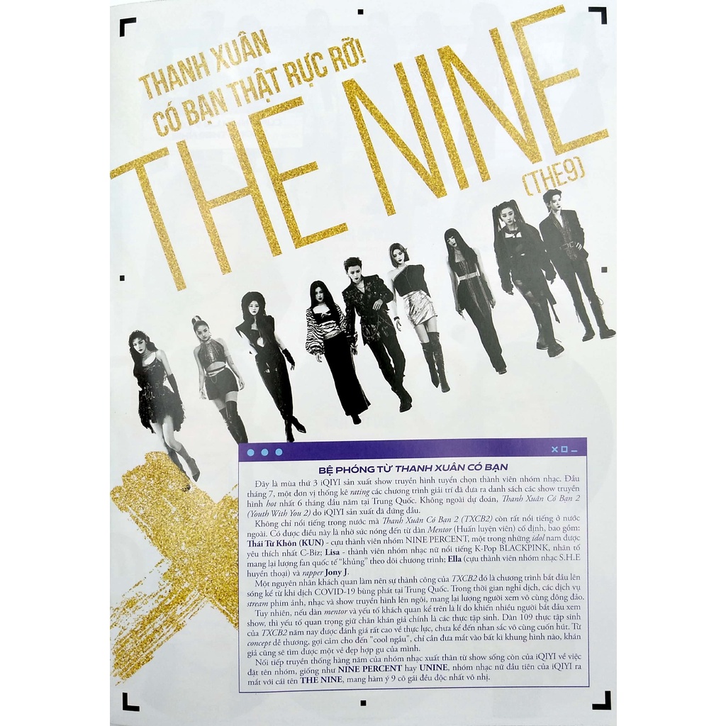 Sách Hoa Học Trò Số 1341 - Tặng Kèm Fanbook Khổ Lớn THE9 + 2 Mega Poster BTS & Rosé