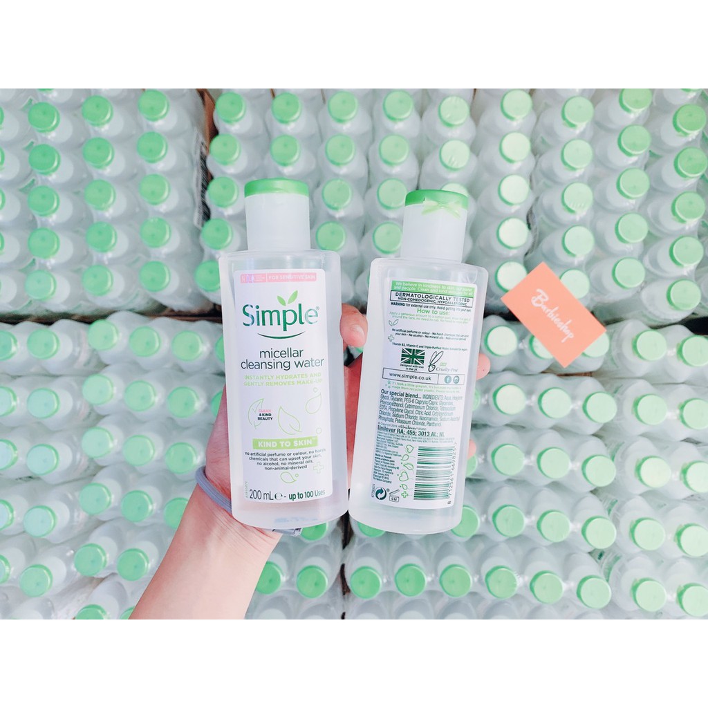 Nước Tẩy Trang Simple Cleansing Water Kind To Skin 200ML | BigBuy360 - bigbuy360.vn