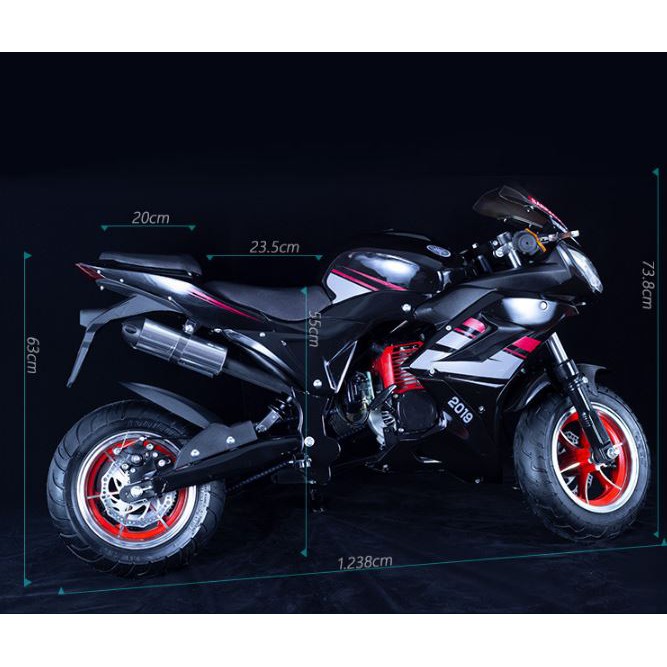 MOTO MINI R15 NHẬP KHẨU CHÂU ÂU | XE RUỒI MINI R15 | XĂNG PHA NHỚT | PHIÊN BẢN CÓ ĐỀ+ĐÈN+GIẢM SÓC TRƯỚC SAU