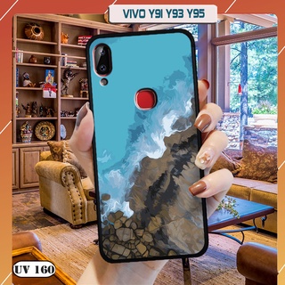 Ốp lưng nhám cho điện thoại Vivo Y91 / Y93 / Y95