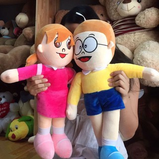 COMBO CẶP ĐÔI BÚP BÊ XUKA NOBITA NHỒI BÔNG [40cm]