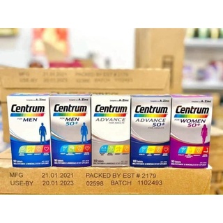 Vitamin tổng hợp cho người trên 50 tuổi Centrum Advance 50+ Úc
