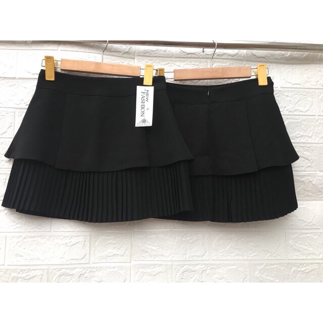 Chân Váy Ngắn Xoè 2 Tầng ( 1 Tầng Xếp Ly) Hàng loại 1 Chất Siêu đẹp CV777 | BigBuy360 - bigbuy360.vn