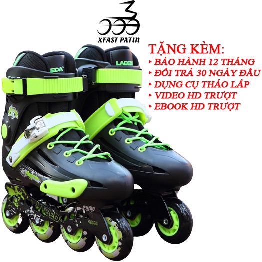 [CHÍNH HÃNG]  Giày patin người lớn cao cấp Weiqiu F5166 8 bánh sáng (Tặng kèm dụng cụ tháo lắp + Dạy trượt miễn phí)