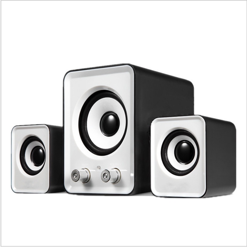 Loa máy tính PC cao cấp 2.1 - Loa vi tính laptop âm Bass Echo hay thiết kế mini để bàn nhỏ gọn