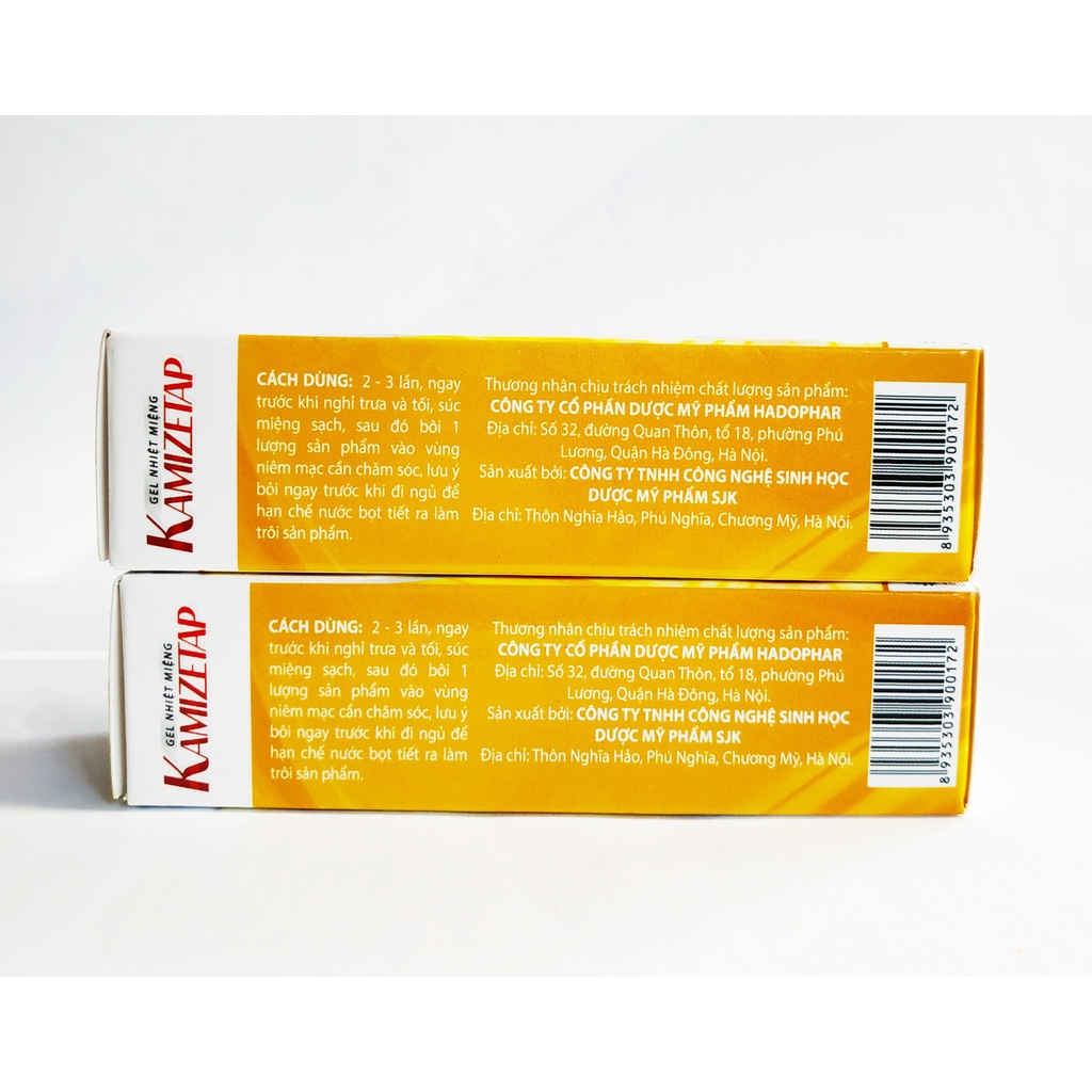 Tuýp Bôi Gel Nhiệt Miệng Kamizetap – Giúp Nhanh Lành Vết Nhiệt Miệng – Giảm Sưng Đau –  Kamistad Tuýp 10 Gam