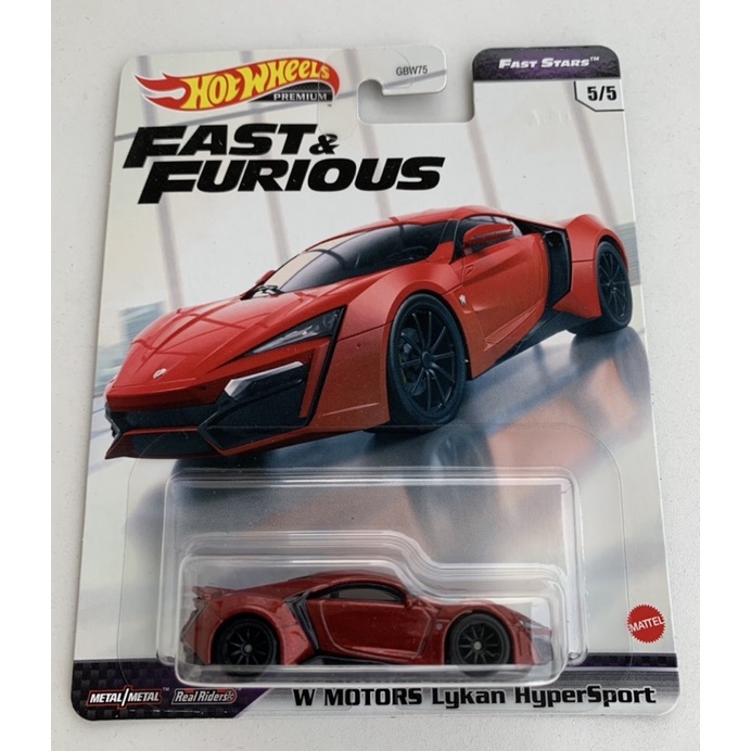 Hot Wheels Premium Lykan HyperSport W Motors Fast Furious 7