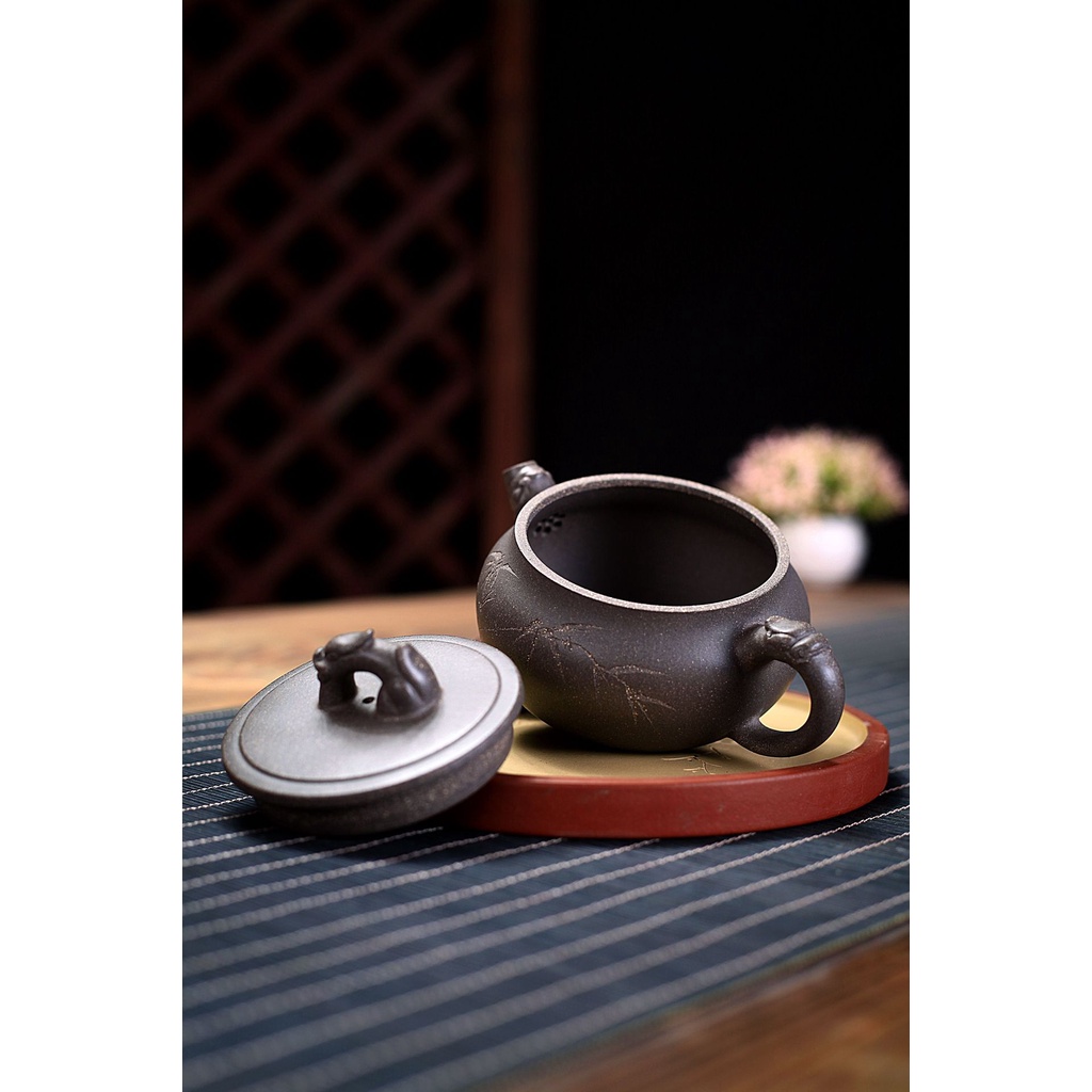 Ấm Tử Sa Nghi Hưng Thanh Phong Tuấn Tiết 300 ml (Thanh Khôi Nê)