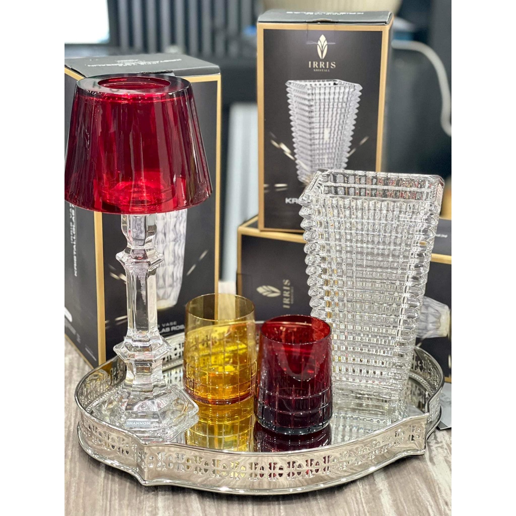Lọ Hoa Pha Lê IRRIS 22,5cm Và 28cm