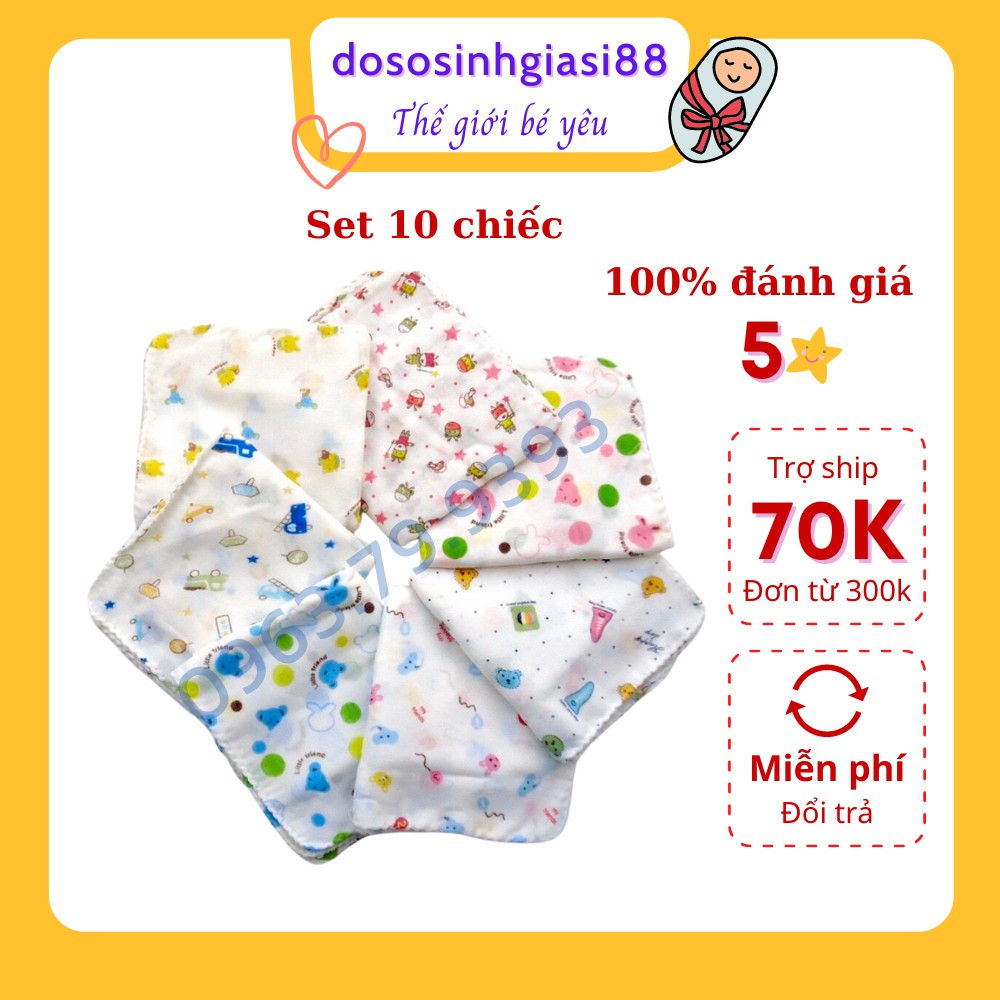 Set 10 Khăn xô xuất Nhật in hình ( loại đẹp)