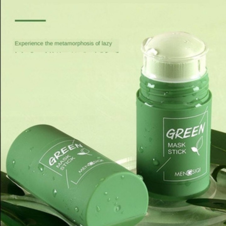 Mặt Nạ Bùn Trà Xanh Dưỡng Ẩm Kiềm Dầu Green Mask Stick Loại Bỏ Mụn Đầu Đen Chăm Sóc Da Mặt Se Khít Lỗ Chân Lông Sáng Da.