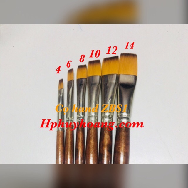 CỌ VẼ HAND ZBS1(đầu bằng)