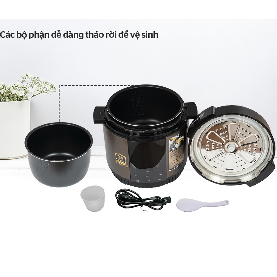 NỒI ÁP SUẤT ĐIỆN TỬ ĐA NĂNG SUNHOUSE MAMA SHD1588B